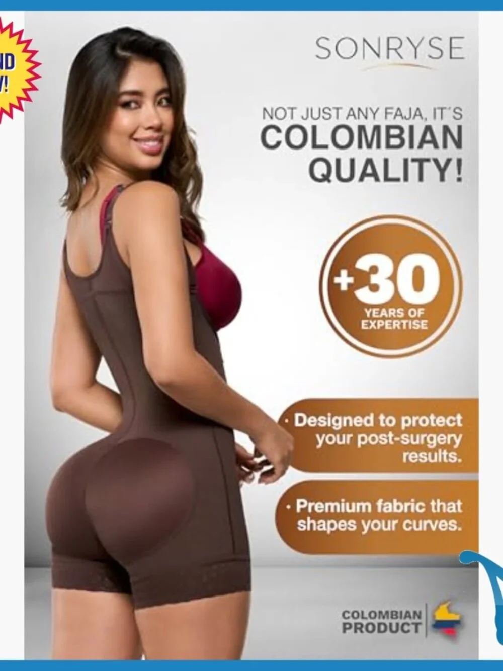 Stage 2 Faja Compression Garment Shapewear Bodysuit 3X-Large